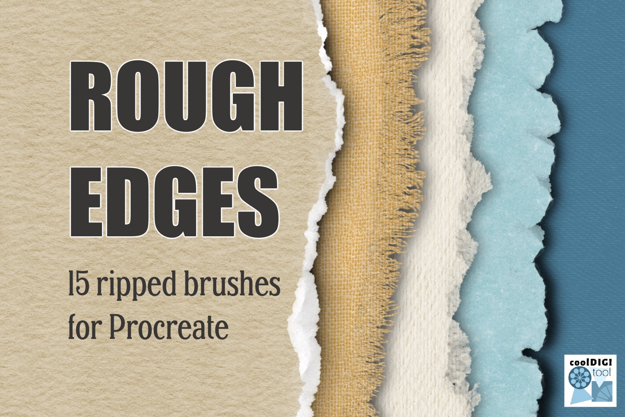 torn paper brushes procreate free