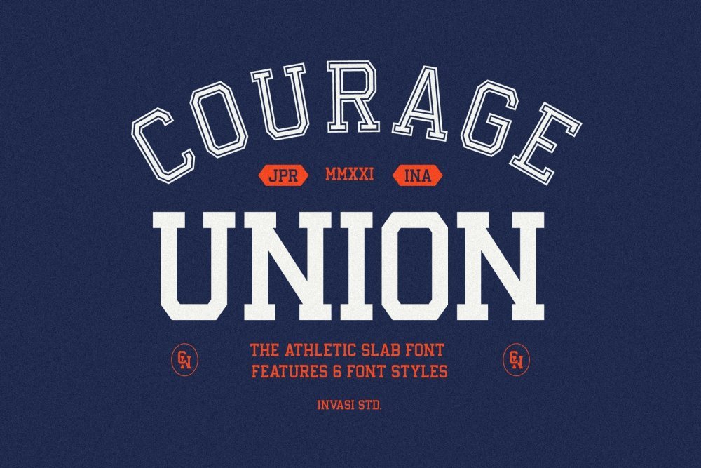 Courage Union Baseball Font