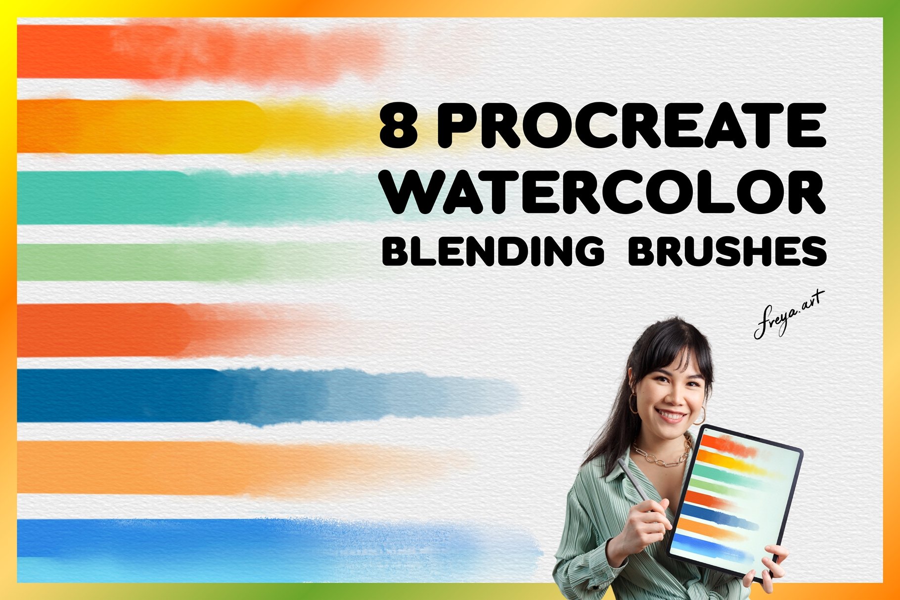 Prøve værtinde bladre Blending Brush Procreate - 8 Procreate Watercolor Blending Brushes - Design  Cuts