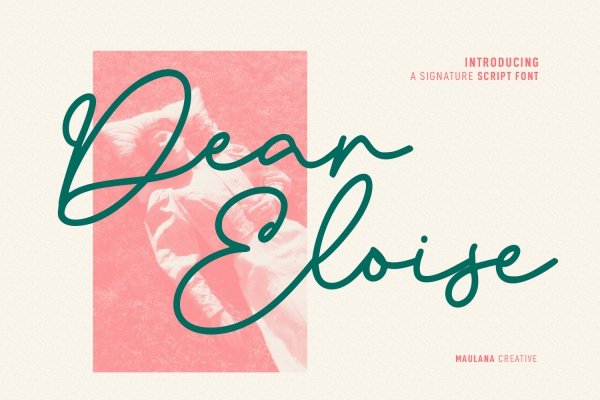 Dear Eloise Script Font - Design Cuts