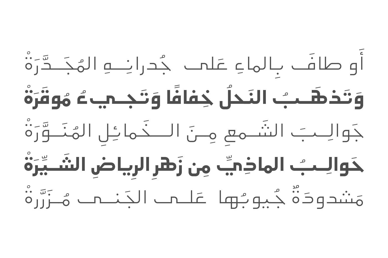 Etlalah - Arabic Typeface - Design Cuts