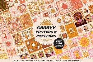 Groovy Posters Patterns Collection