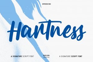 Hartness Script Font
