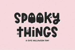 Spooky Things - Cute Halloween Font