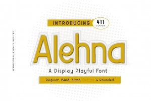 Alehna Whimsical Display Playful Font