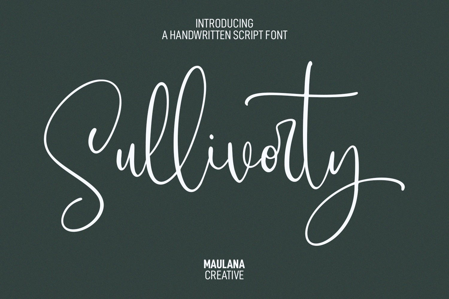 Sullivorty Script Font - Design Cuts