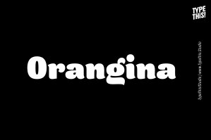 Orangina - Chubby Font