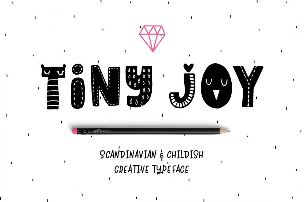 Tiny Joy Bubble Letter Font