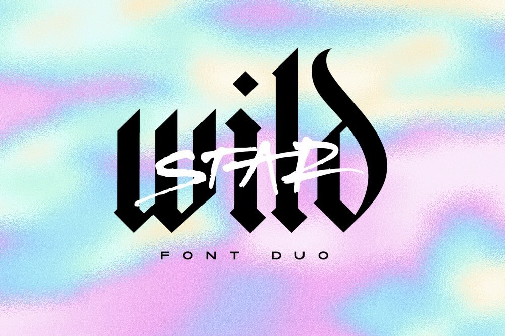 Wild Star Font Duo