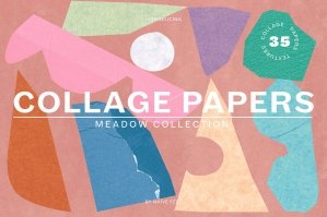 Collage Papers Textures