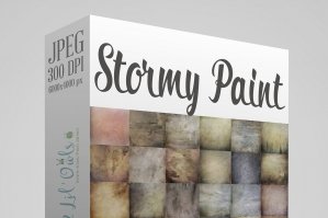 Stormy Paint Fine Art Texture Set