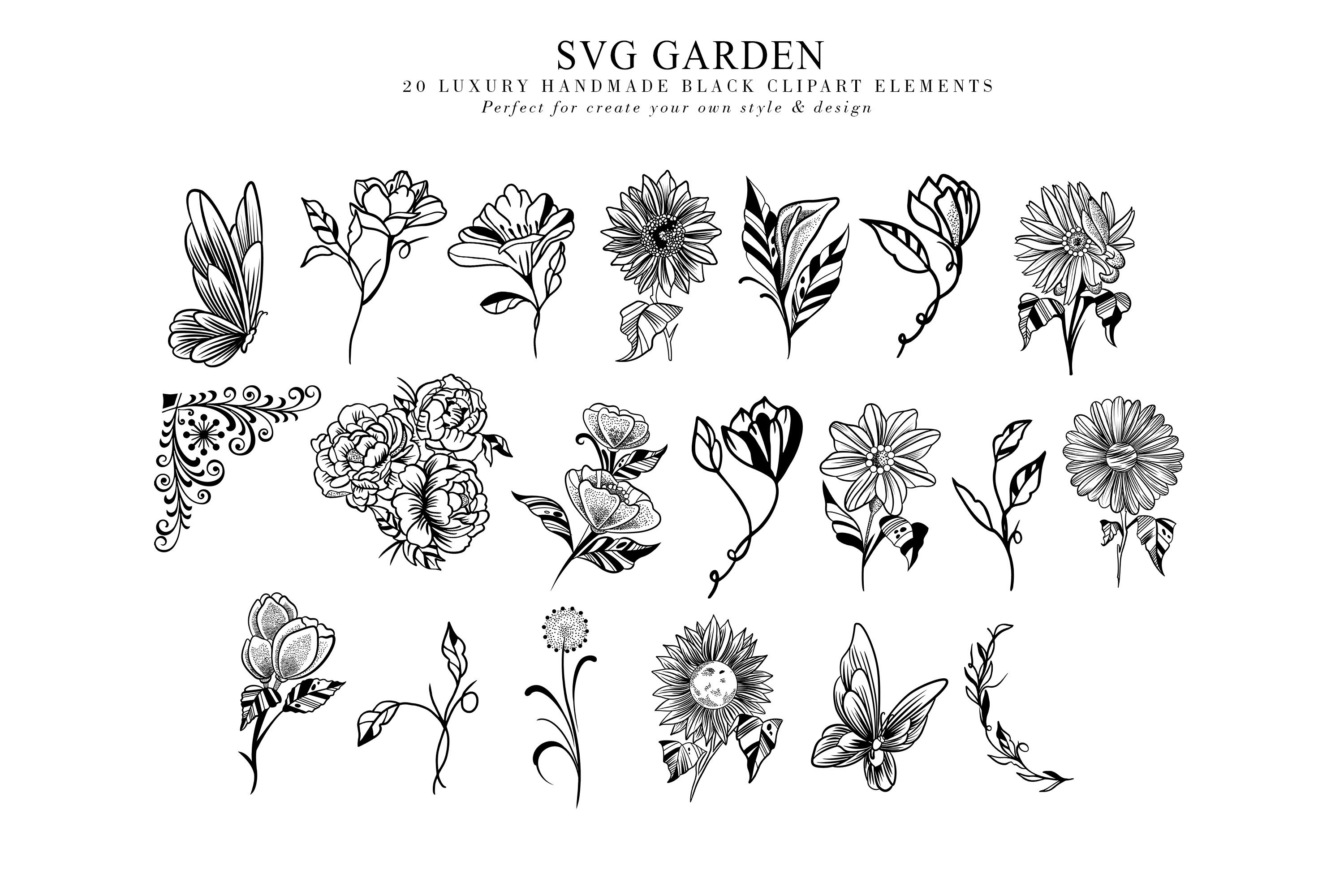 SVG Garden Collection - Design Cuts