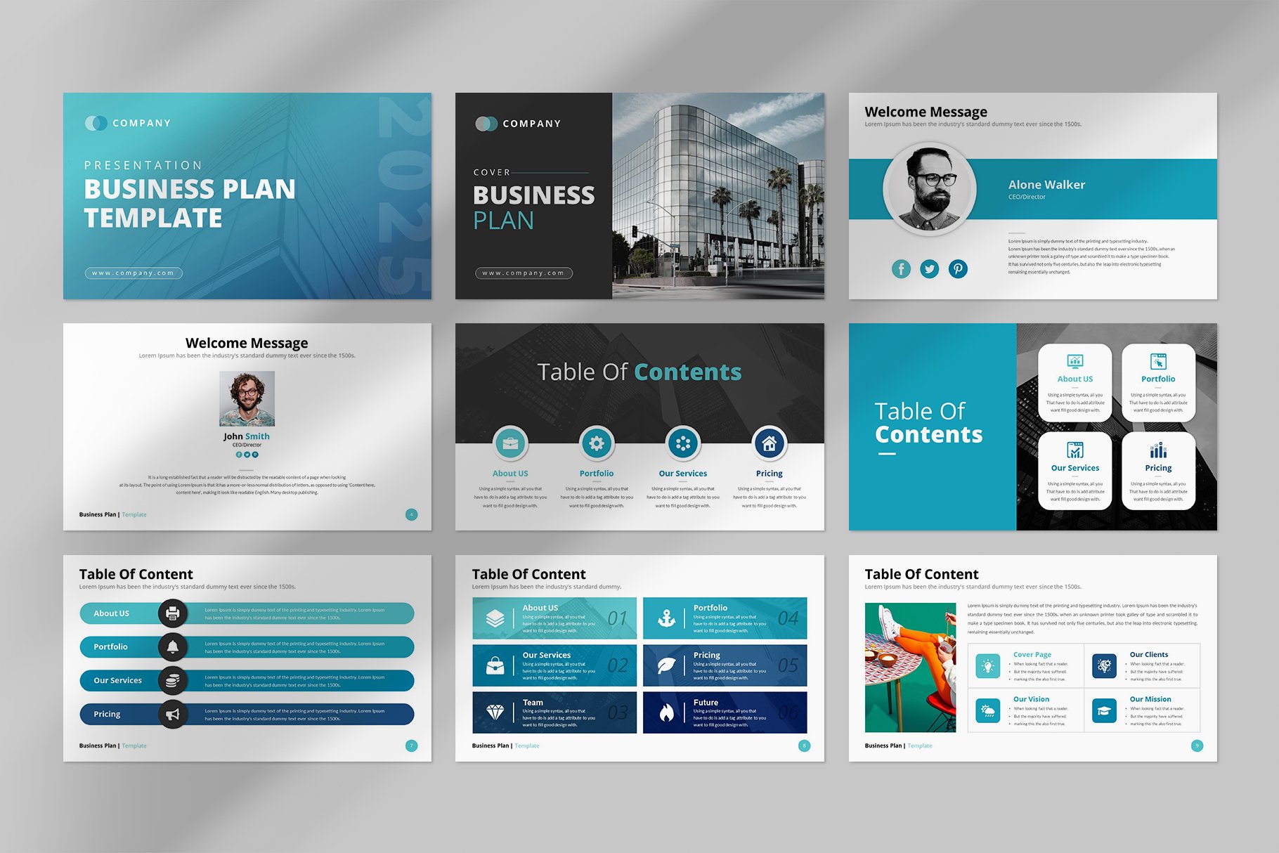 Business Plan Powerpoint Template - Design Cuts