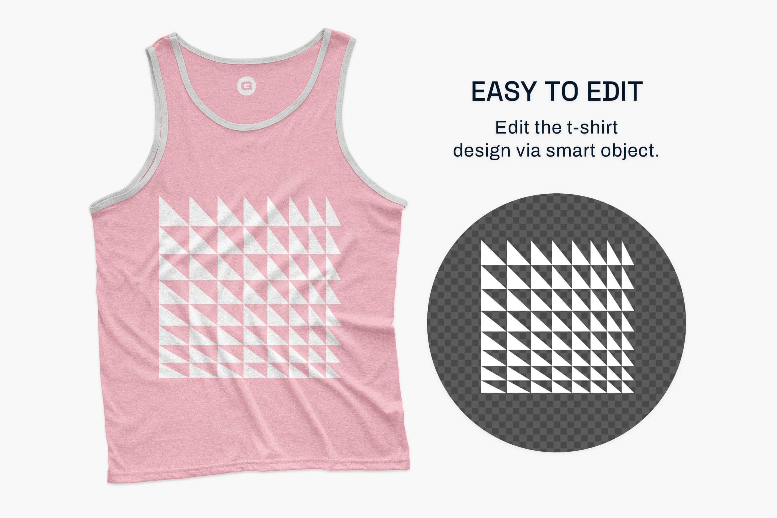 Anvil 986 Ringer Tank Top Mockups - Design Cuts