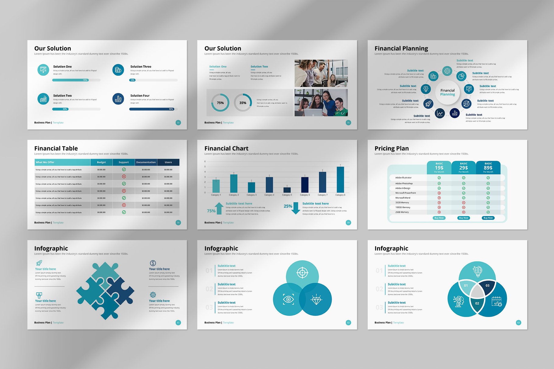 Business Plan Powerpoint Template - Design Cuts