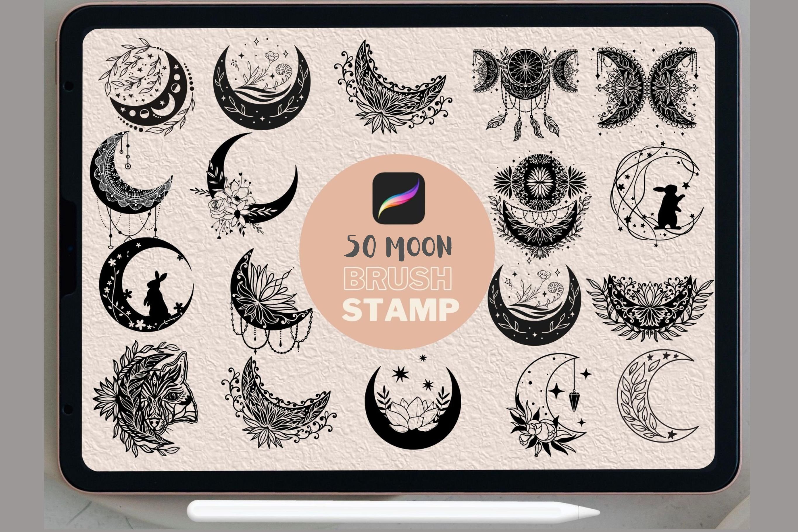 moon stamp procreate free