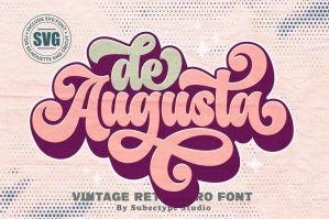 De Augusta - Vintage Retro Font