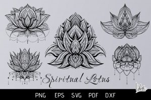 Spiritual Lotus 5 Variations