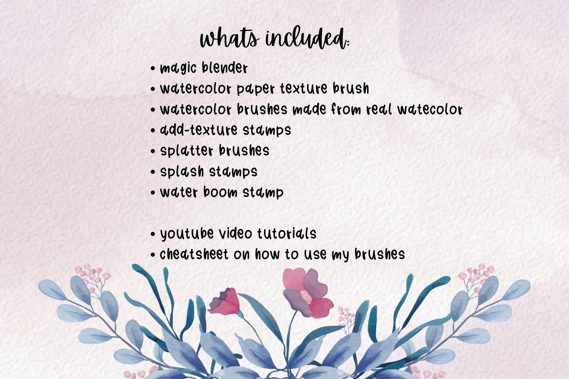 Effortless Watercolor Brushes For Procreate - Design Cuts