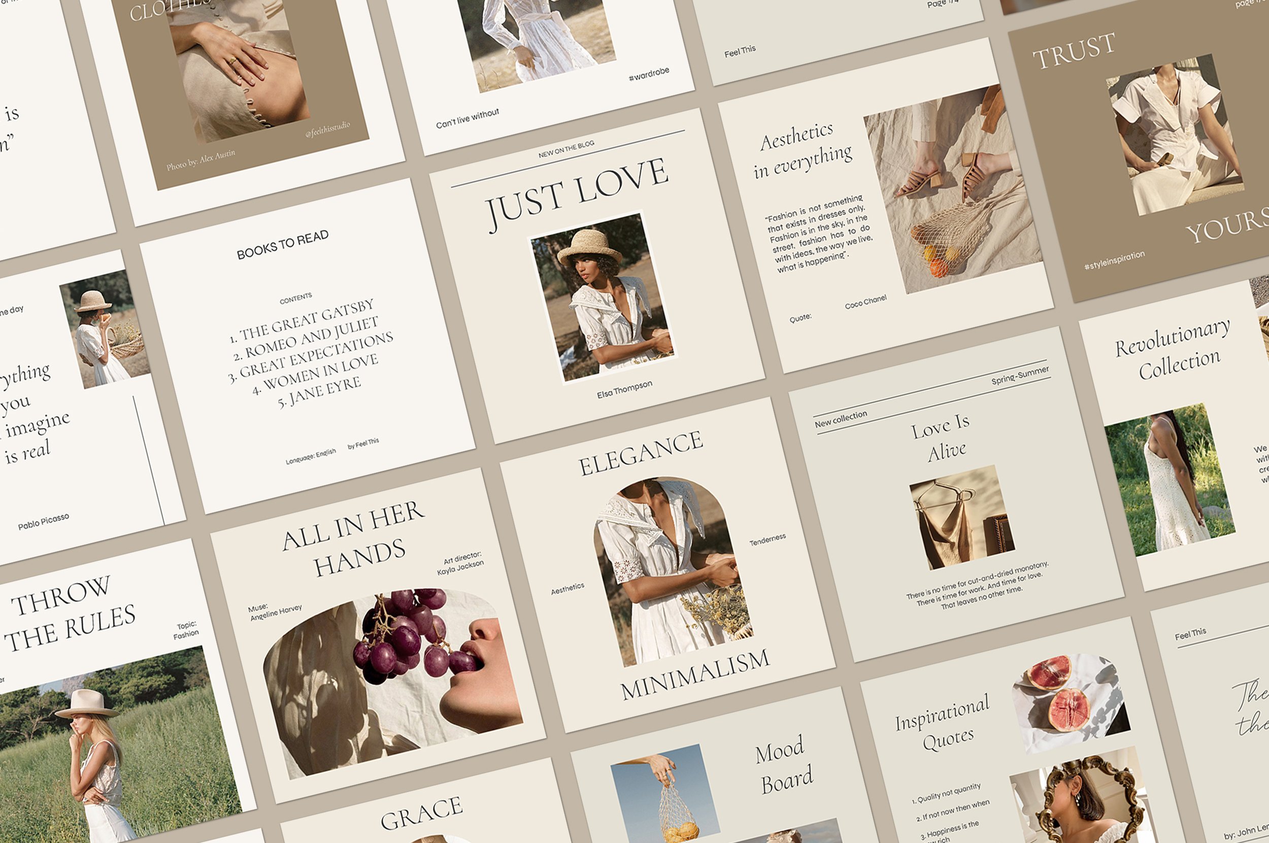 Romance Instagram Social Media Pack PS - Design Cuts