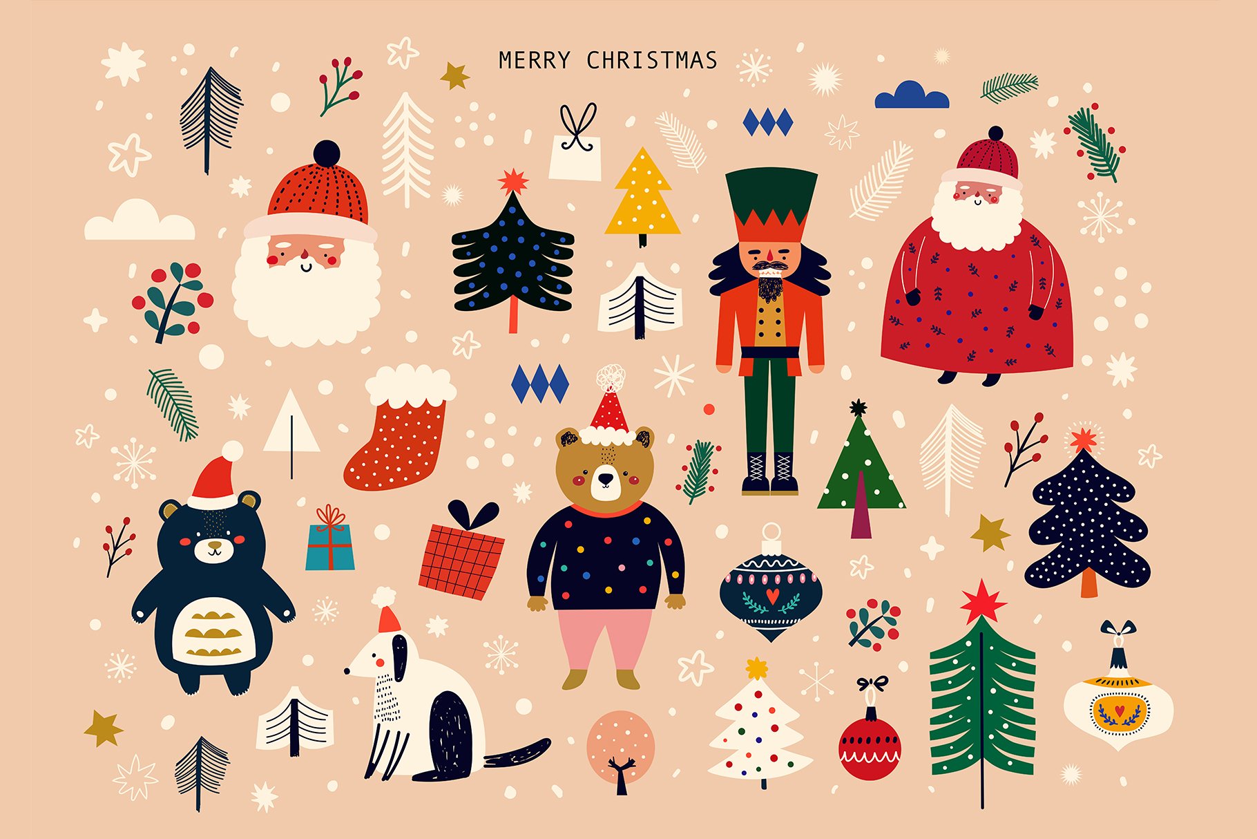 Merry Christmas Collection - Design Cuts