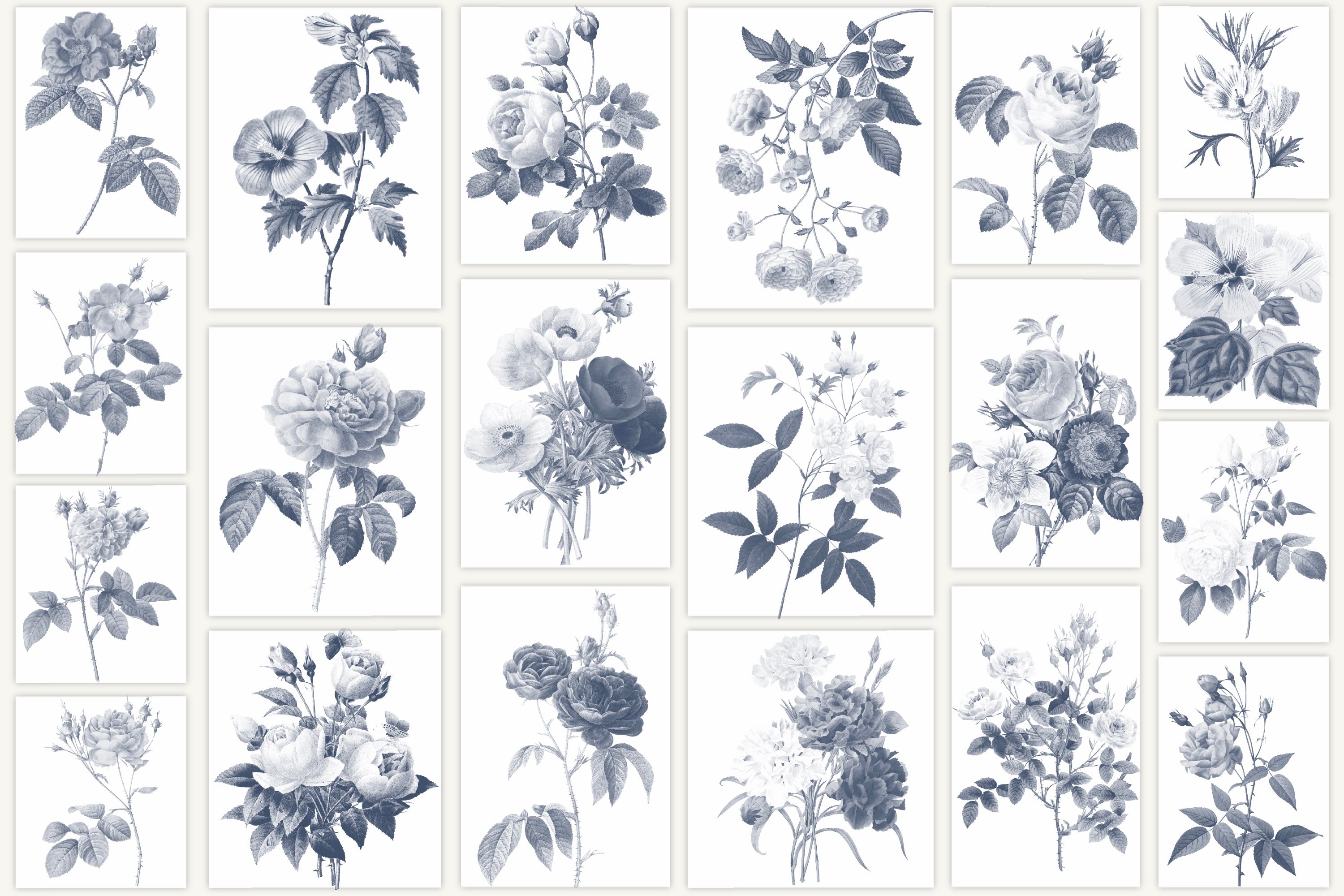 Floral Stamps Brushes for Procreate Gráfico por Duckyjudy store