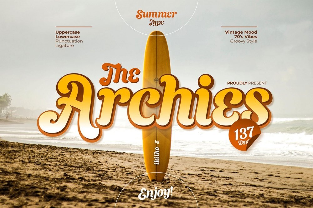 The Archies Summer Font