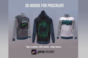 3D Hoodie For Procreate