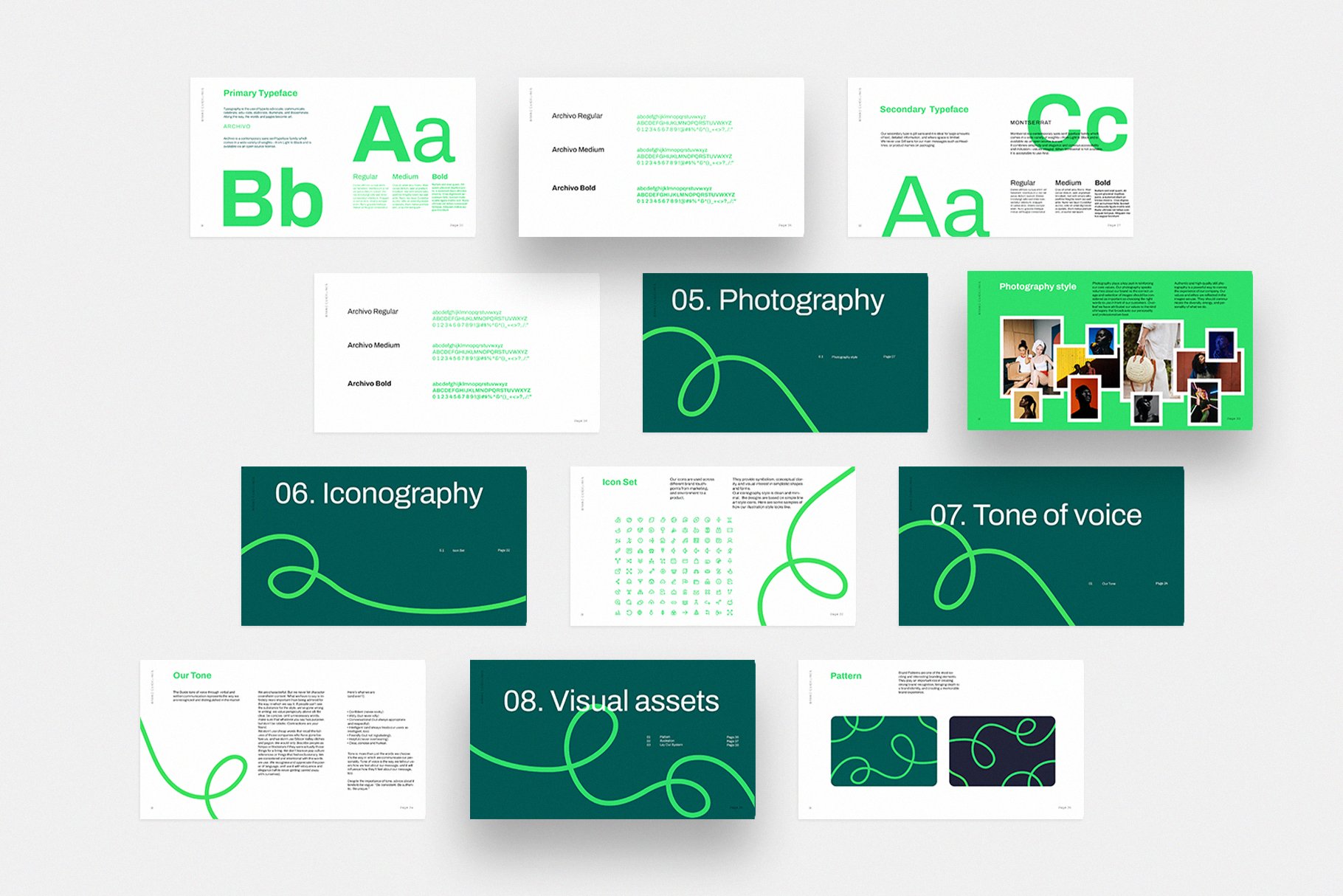 Organic | Brand Guidelines Template - Design Cuts