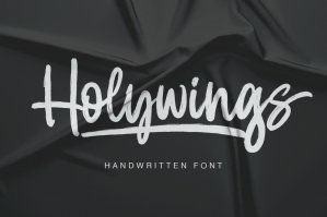 Holywings Brush Font