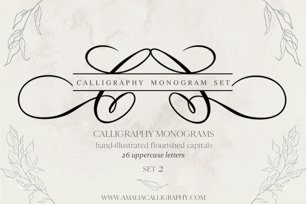 Letter s, monogram, upper case, logo, Illustration for wedding