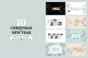 2023 Merry Christmas And Happy New Year Set - 2