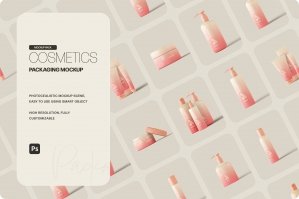 Cosmetic Packaging Mockup Pack
