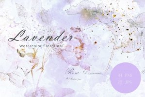 Watercolor Floral Background 2