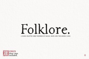 Folklore Font And Dropcaps