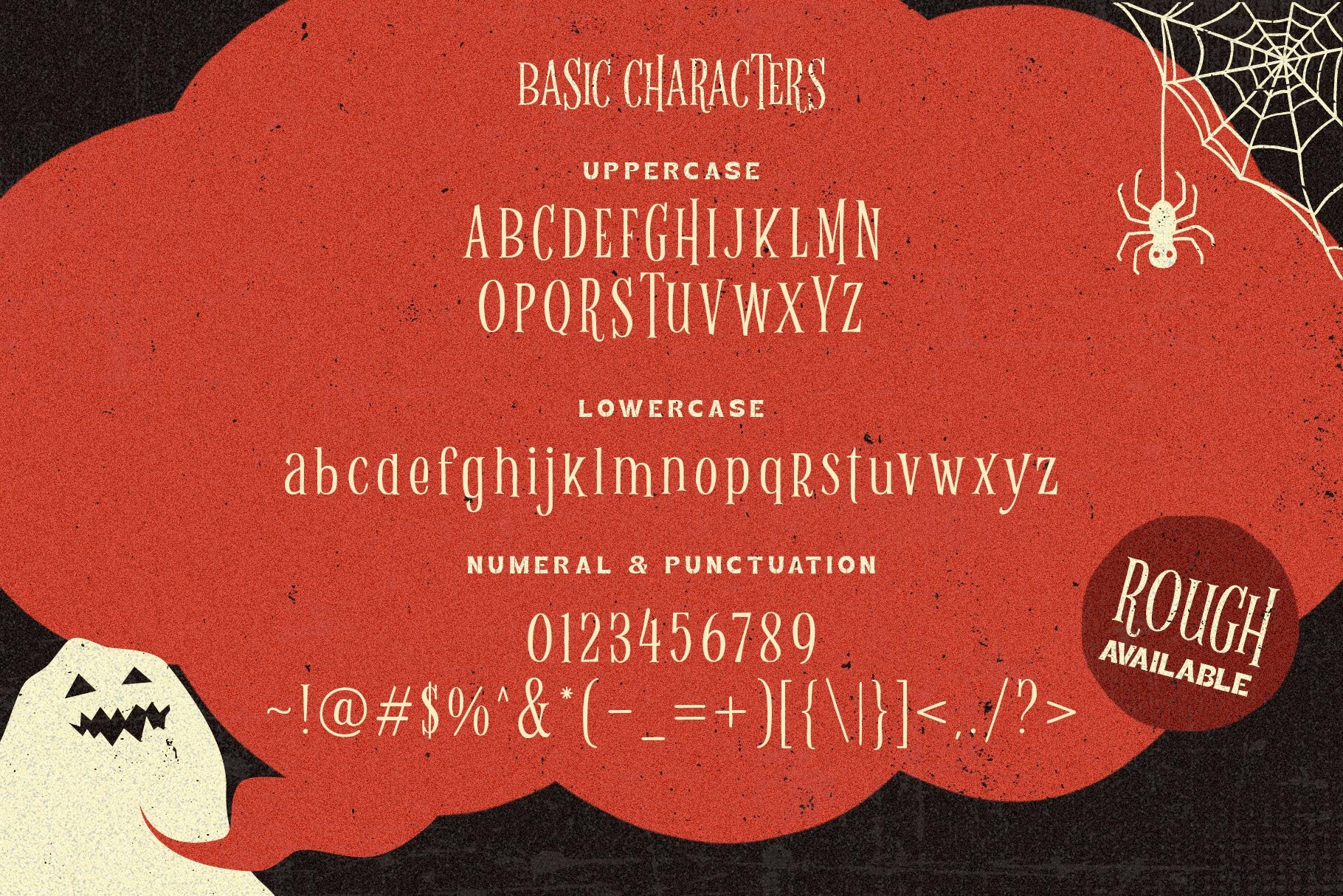 Hellghost Typeface - Design Cuts