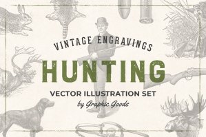 Hunting - Vintage Engraving Illustrations