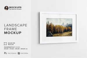 Landscape Frame Mockup – 40x30cm