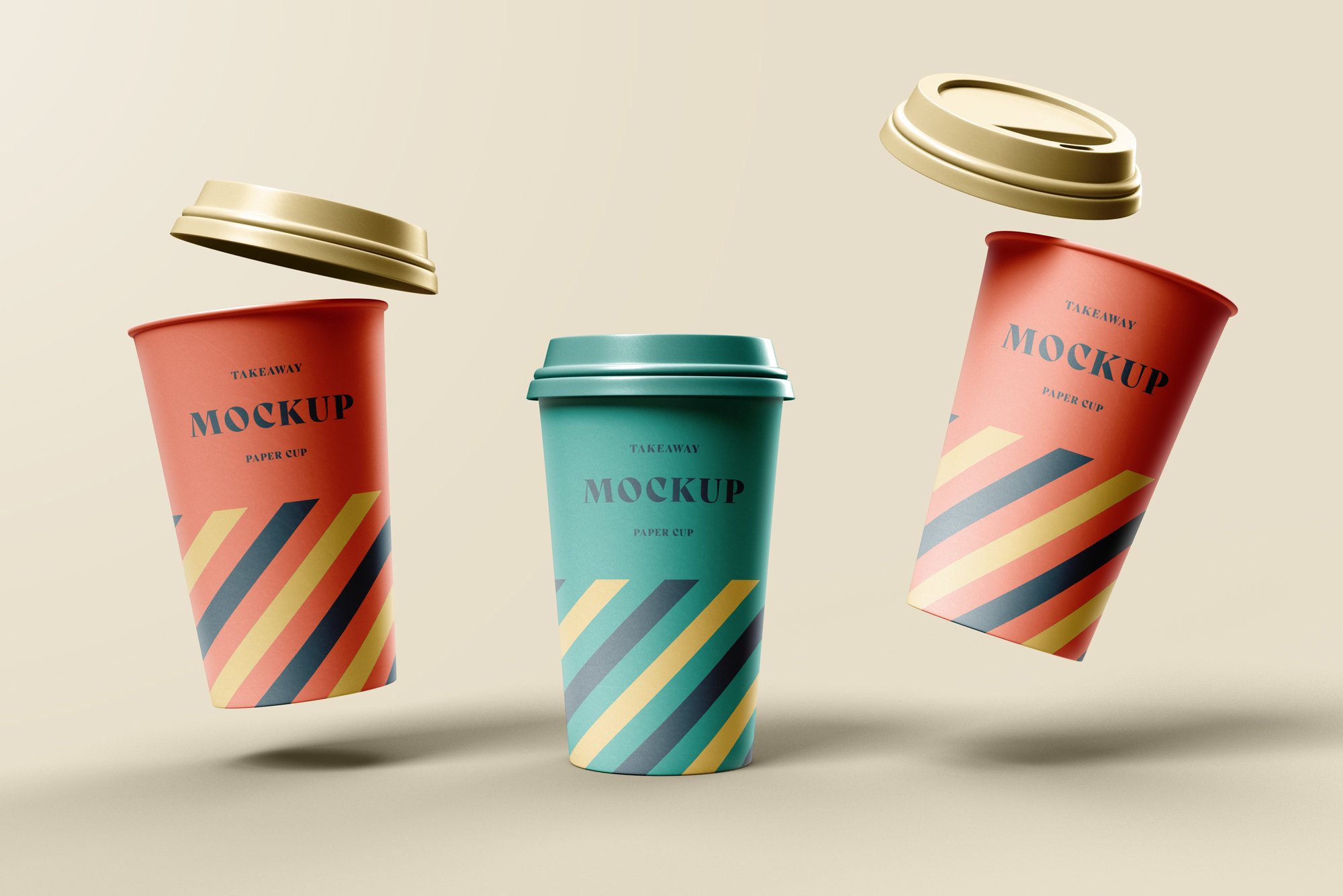 Take Away Paper Coffee Cup Mockups Dpi Dpi - Design Cuts