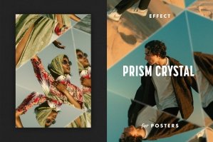Prism Crystal Effect For Posters