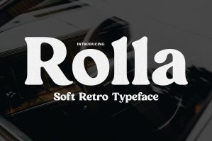 Rolla - Soft Vintage Typeface