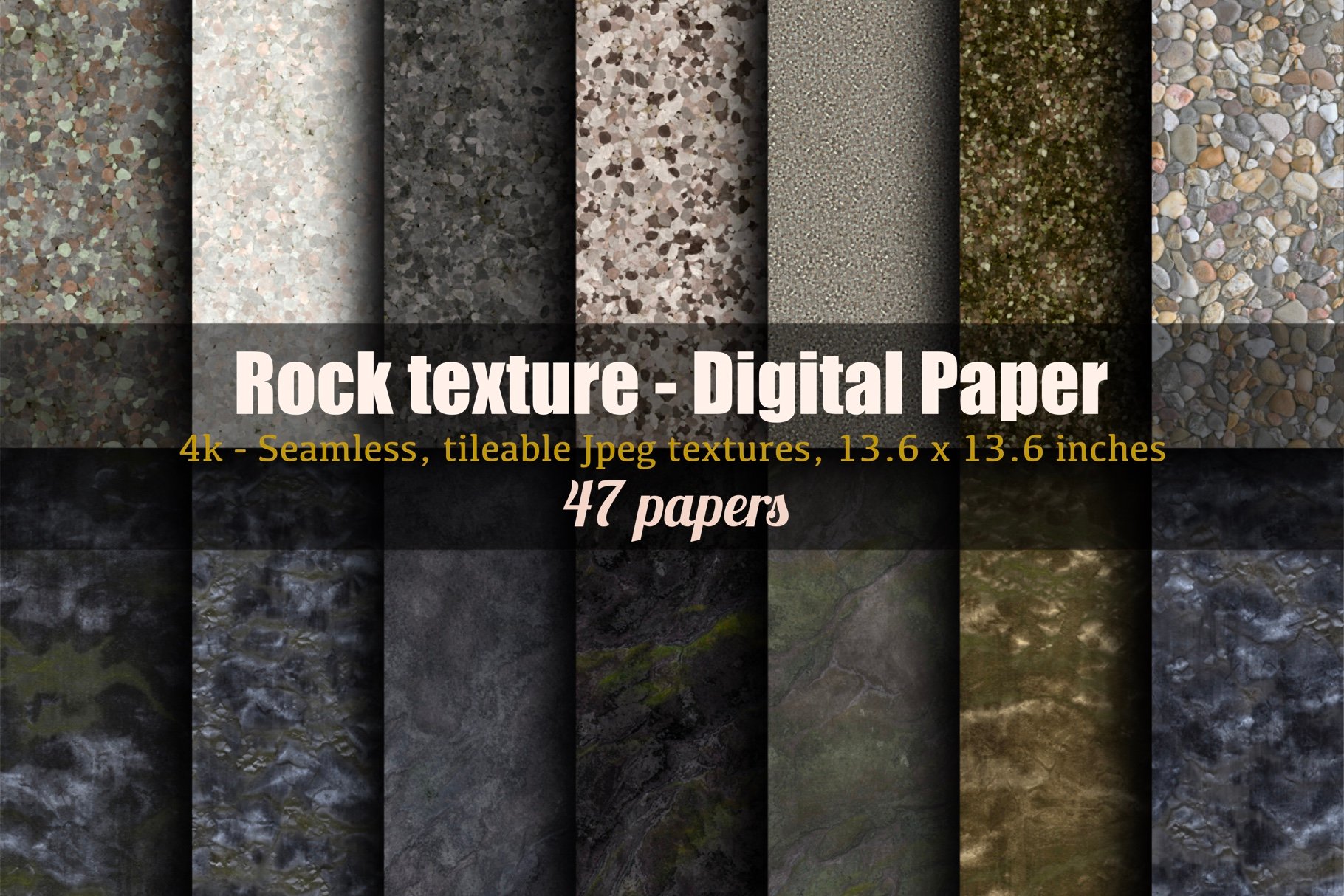 82 Vintage Paper Texture Scrapbooking Brushes - Design Cuts