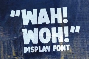 Wah Woh - Display Font