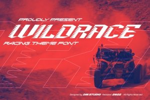 Wildrace Racing Font