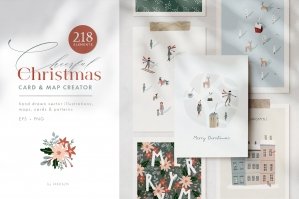 Cheerful Christmas Card & Map Creator
