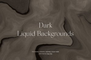 Dark Liquid Marble Backgrounds Textures