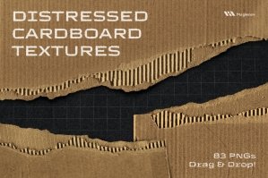 Distressed Cardboard Textures