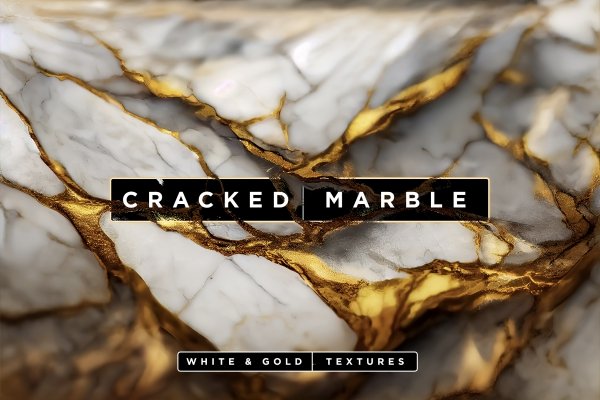 Cracked Crystal Marble Texture Canvas Print by FB Movercrafts