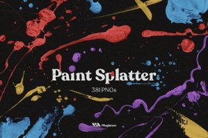 Paint Splatter - 381 PNGs