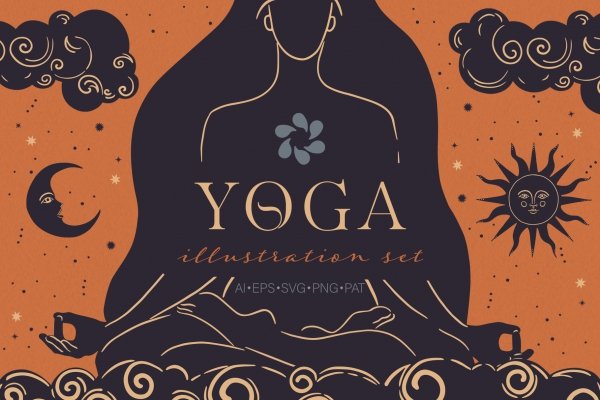 Yoga Illustration Vector Set - Design Cuts